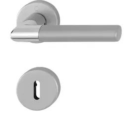 HOPPE Türdrücker Lecce Rosette BB F49/F9-2 verchromt Alu Stahl matt Türgriff Tür