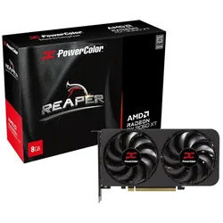 Powercolor Radeon RX 9060 XT Reaper 8GB Grafikkarte - 8GB GDDR6, 2x HDMI, 2x DP