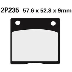 NISSIN Halbmetallische Straßenbremsbeläge - 2P-235NS