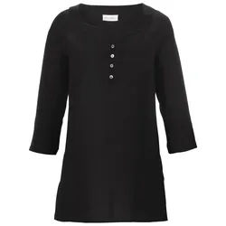 La tunique 100% lin Peter Hahn noir