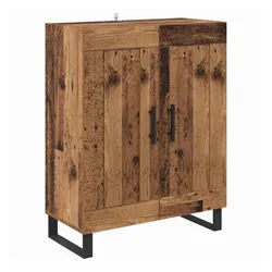 vidaXL Sideboard 69,5 x 34 x 90 cm Sideboard Anrichte Schrank Altholz 69,5x34x90 cm Ver braun