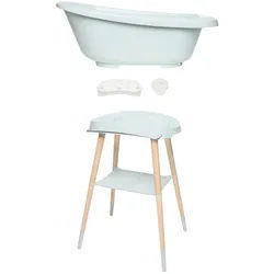 Bebe Jou Badeset Basis Sense Edition , Grün , Kunststoff , 79.5x40x46 cm , Pflegen, Baden, Babybadewannen