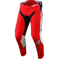 Troy Lee Designs SE Pro Drop In Motocross Hose, schwarz-weiss-rot, Größe 34