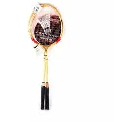 Badmintonschläger-Set aus Holz