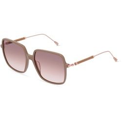 TOD'S TO0321 Damen-Sonnenbrille Vollrand Eckig Kunststoff-Gestell, braun