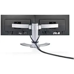 Fujitsu Dual Monitor Stand (Boden, 27"), Monitor Halterung, Silber