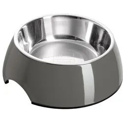Hunter Melamin-Napf | grau 160 ml Hundenapf, Hundefressnapf