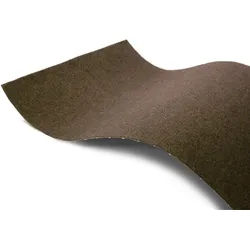 Primaflor-Ideen in Textil Kunstrasen COMFORT Colours, Breite 200 cm, Gesamthöhe 7 mm, Made in Netherlands, rechteckig, Rasenteppich, mit Drainage-Noppen, witterungsbeständig & wasserfest braun 200 cm x 3750 cm