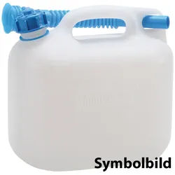 Wasserkanister ECO mit Auslaufrohr - 370 / 750 / 440 - natur