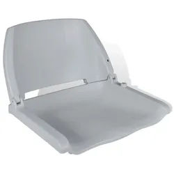 vidaXL Segelboot Bootssitz Klappbar ohne Polster Grau 48x51x41 cm, (1-St) grau