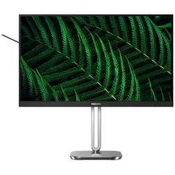 Philips 27B2G5500 - LED - 68.5 cm (27) - 2560 x 1440 QHD @ 100 Hz - IPS - 150 TFT-Monitor (2560 x 1440 px, Quad HD, 4 ms Reaktionszeit, 100 Hz, IPS, Lautsprecher, HDCP, Pivot, Höhenverstellbar) grau