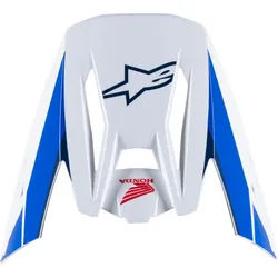 Alpinestars SM5 Helmschirm, weiss-rot-blau