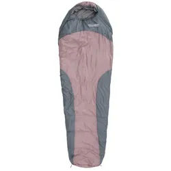 Lumaland Mumienschlafsack Where Tomorrow Camping Schlafsack mit Tasche, wasserabweisend Wärmekragen atmungsaktiv 230x80x55 rosa 230 cm