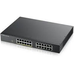 Zyxel GS1900-24EP Smart Managed Switch 24x Gigabit Ethernet 12x PoE+ max. 130 Watt, Layer 2, Rackmount