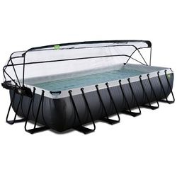 EXIT Toys Pool »Black Leather Pools«, Breite: 320 cm, 12600 l, schwarz