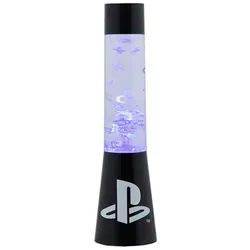 Paladone Dekolicht PlayStation Glitzer Lava-Lampe mit schwebenden Controller-Icons, LED fest integriert, Offiziell lizenziertes Sony Merchandise schwarz