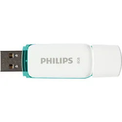 PHI FM08FD70B - USB-Stick, USB 2.0 8 GB, Snow Edition Spring Green