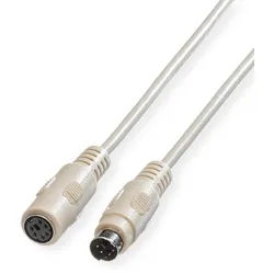 ROLINE Tastatur-Kabel-PS/2 ST/BU, 6 m