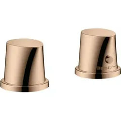 hansgrohe Fertigset Axor Starck Organic 2-L-BW-Rand-Arm., m Thermostat, pol. r gold
