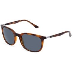 Ray-Ban RB4386 Unisex-Sonnenbrille Vollrand Eckig Kunststoff-Gestell, Havanna