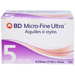 Bd Micro-fine Ultra Pen-nadeln 0,25x5 Mm 31 G