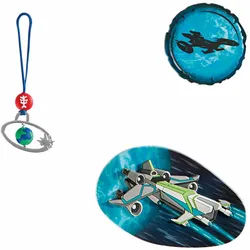 Step by Step MAGIC MAGS Set aus 3-Teilen Space Craft Spike