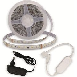 Optonica, LED Streifen, LED-Strip, RGB + CCT OPTONICA 5050 + 2835, Netzteil + WiFi Contr, 3 m (300 cm, Indoor)