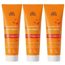 Urtekram ZahncremeTutti Frutti Zahnpasta Kinder Zahncreme 3x75 ml