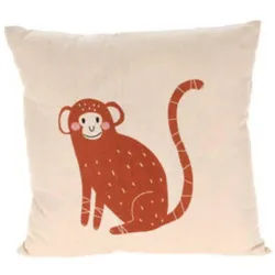 Kinderkissen Safari 40/40 cm , Kunststoff , 40x40 cm , Heimtextilien, Bettwäsche & Leintücher, Kinderbettwäsche