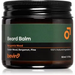 Beviro Beard Balm Bergamia Wood Bart-Balsam für Herren 50 ml
