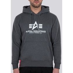 Alpha Industries Basic Hoodie, grau, Größe L