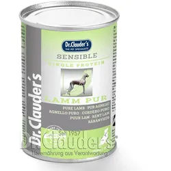 Dr. Clauders Selected Meat Sensible Lamm pur | 6x 400g Hundefutter