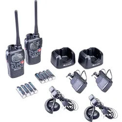 Midland Walkie Talkie Midland G9 Pro 2er Kofferset C1385.04 PMR-Funkgerät 2er Set schwarz