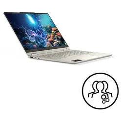 Lenovo Yoga 7 2-in-1 14 R7-32GB-1TB +3 Jahre Premium Care AMD Ryzen AI 7 350 Prozessor 2,00 GHz bis zu 5,00 GHz, Windows 11 Home 64, 1 TB SSD M.2 2242 PCIe 4.0 TLC, 14 Inch, Seashell
