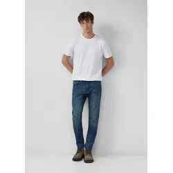 s.Oliver Regular-fit-Jeans Jeans-Hose MAURO Jeans Mauro / Regular Fit / Mid Rise / Tapered Leg blau 38/34