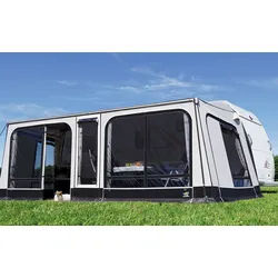 Wigo Sackmarkise mit Vorzelt Rolli Plus Ambiente Special für Hubbett Wohnwagen 565 x 300 cm