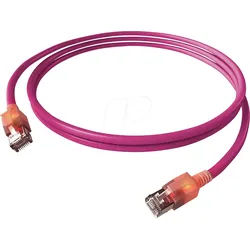 CS1OVADAD0075 - Cat.6a LED Patchkabel, DualBoot, S/FTP, violett, 7,5 m