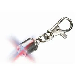 TRIXIE Outdoor-Spielzeug Hundezubehör - Leuchtanhänger - rot/blau, Metall rot