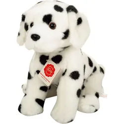 Teddy Hermann® Kuscheltier Dalmatiner, sitzend, 27 cm, zum Teil aus recyceltem Material weiß