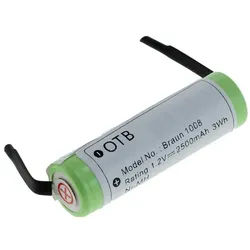 Akku für BRAUN 3D White, Akku-Typ Braun 3731, 3738, 1,2 V, 2500 mAh