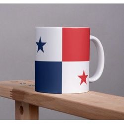 Tinisu Tasse Panama Tasse Flagge Pot Kaffeetasse National Becher Kaffee Cup Büro