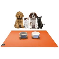 Sanozoo Napf SANOZOO® - Napfunterlage Set: 30/40+40/60 cm Orange 3040 cm x 4060 cm x 0,5 cm