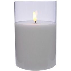 Led-Kerze , Weiß , Kunststoff , 15 cm , Dekoration, Kerzen & Kerzenhalter, Led-kerzen