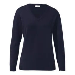 Le pull 100% laine vierge modèle Inge Peter Hahn bleu