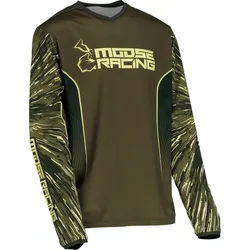 Moose Racing Agroid 2022 Jugend Motocross Jersey, grün, Größe M