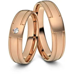 Trauringe Hof 585er Rotgold - 4587