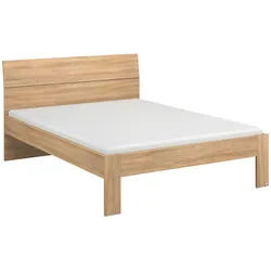 Xora Bett , Sonoma Eiche , Holzwerkstoff , 90x200 cm , Blauer Engel, BQ - Bündnis für Qualität, Made in Germany , in verschiedenen Holzdekoren erhältlich , Schlafzimmer, Komplette Schlafzimmer und Serien, Schlafzimmerserien