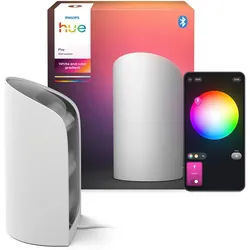 Philips Hue LED Tischleuchte Play Gradient Wallwasher, Abschaltautomatik, Bluetooth, CCT - über Fernbedienung, Dimmfunktion, Farbsteuerung, Farbwechsel, Leuchtdauer einstellbar, Memoryfunktion, Nachtlichtfunktion, RGB, Smart Home, Timerfunktion, dimmbar über Fernbedienung, erweiterbar, mehrere Helligkeitsstufen, LED fest integriert, RGB weiß