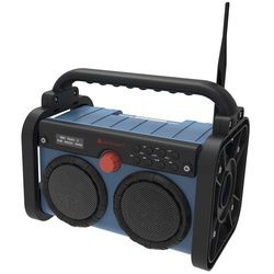 DAB85BL Bluetooth DAB+, FM Tragbar Radio Staubresistent, Spritzwassergeschützt IP44 (Schwarz, Blau) (Versandkostenfrei)