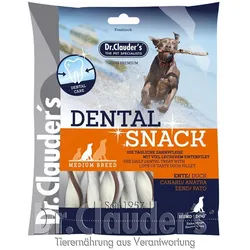 Dr. Clauders Dog Dental Snack Ente medium | 170 g